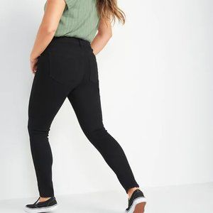 NWT Old Navy High-Waisted Super Skinny Black Jeans